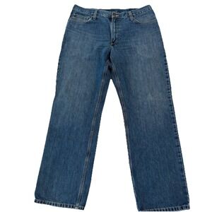 Carhartt Jeans 38x34 Denim Relaxed Fit Blue Denim Distressed Workwear